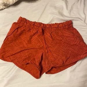 Red North Face athletic shorts!